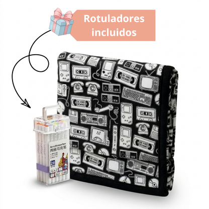 Manta familiar para colorear juntos